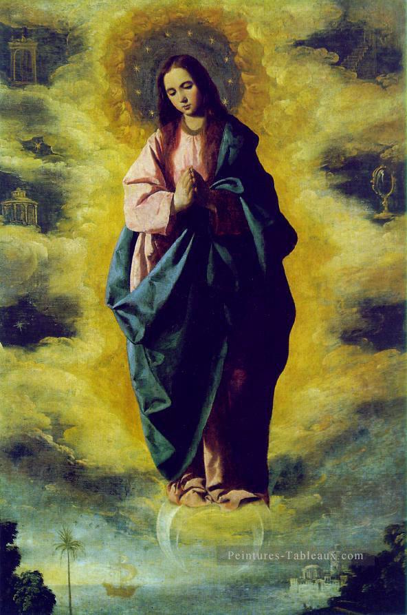 L’Immaculée Conception Baroque Francisco Zurbaron Peintures à l'huile